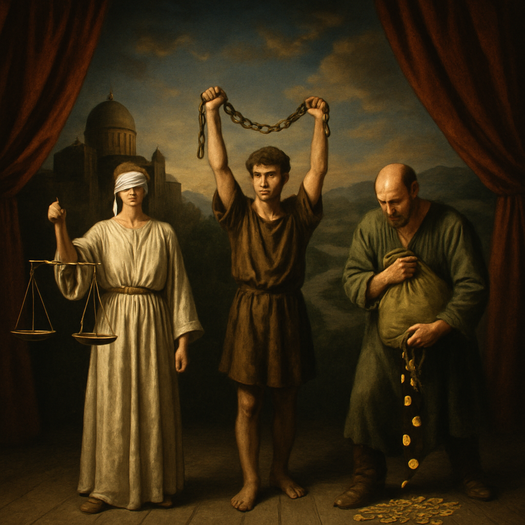 Visual cue for allegory — meaning 1