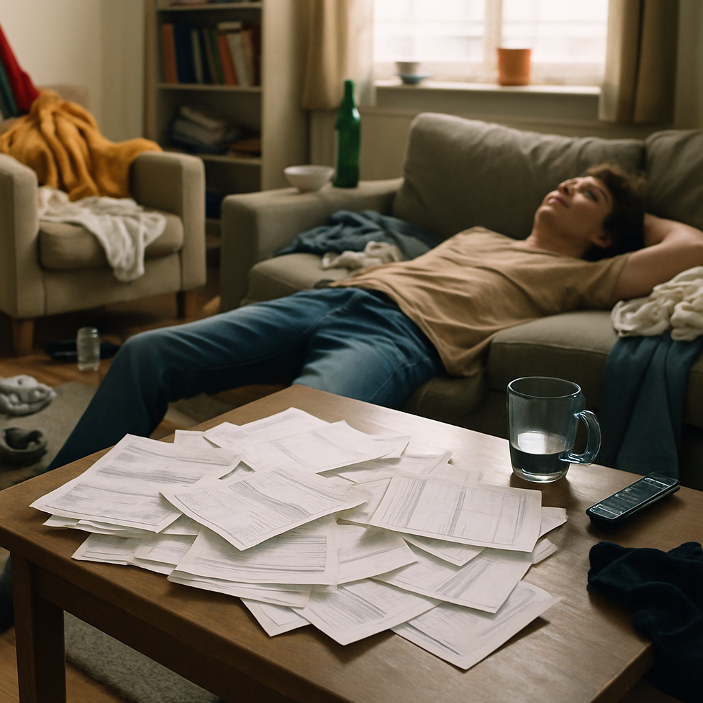 Visual cue for apathetic — meaning 2