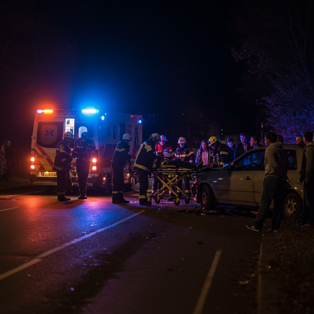 Visual cue for badly injured