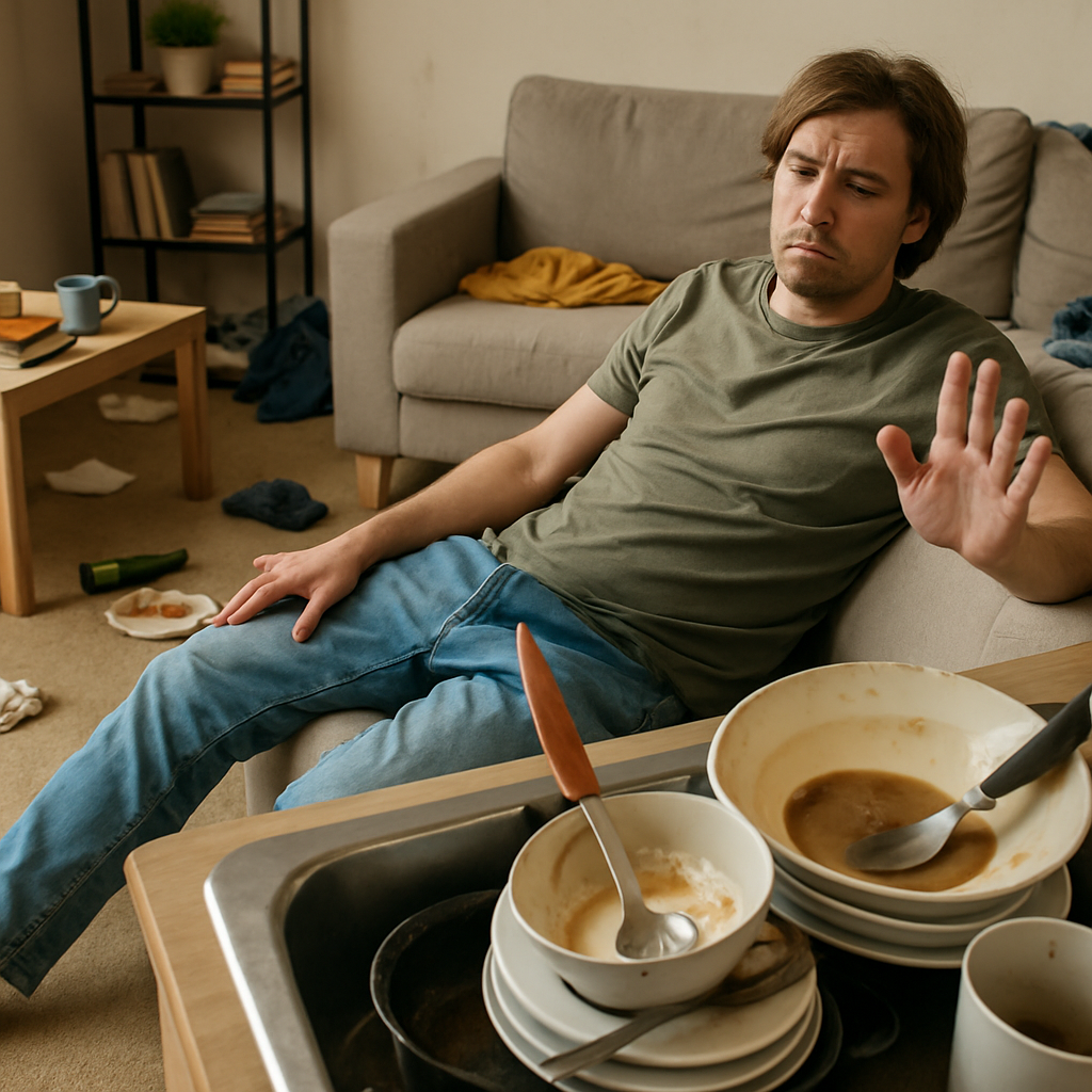Visual cue for can't be arsed — meaning 1