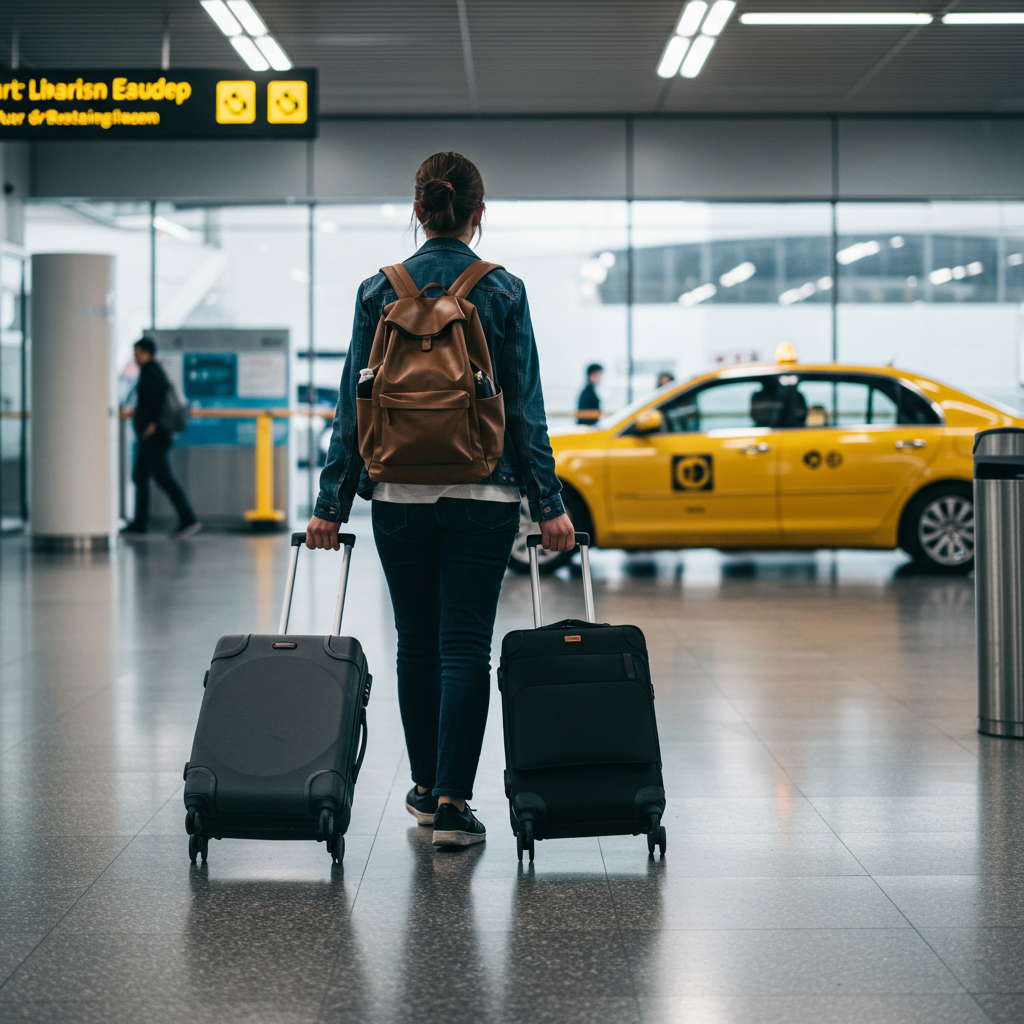 Visual cue for carry luggage