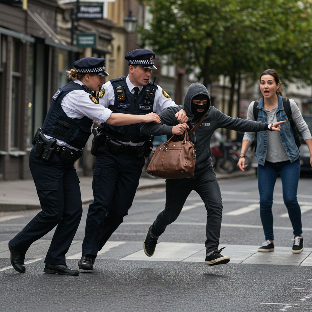 Visual cue for catch a thief