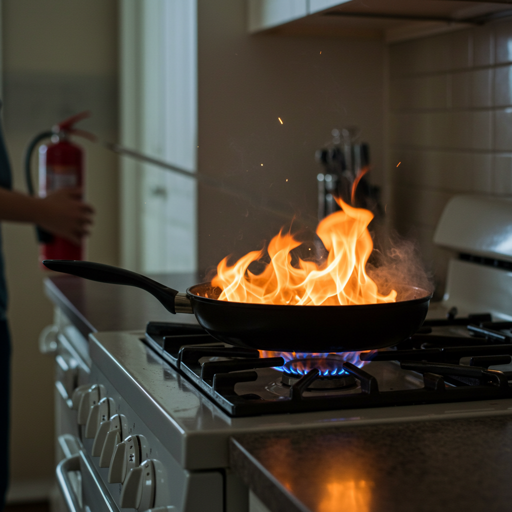 Visual cue for catch fire