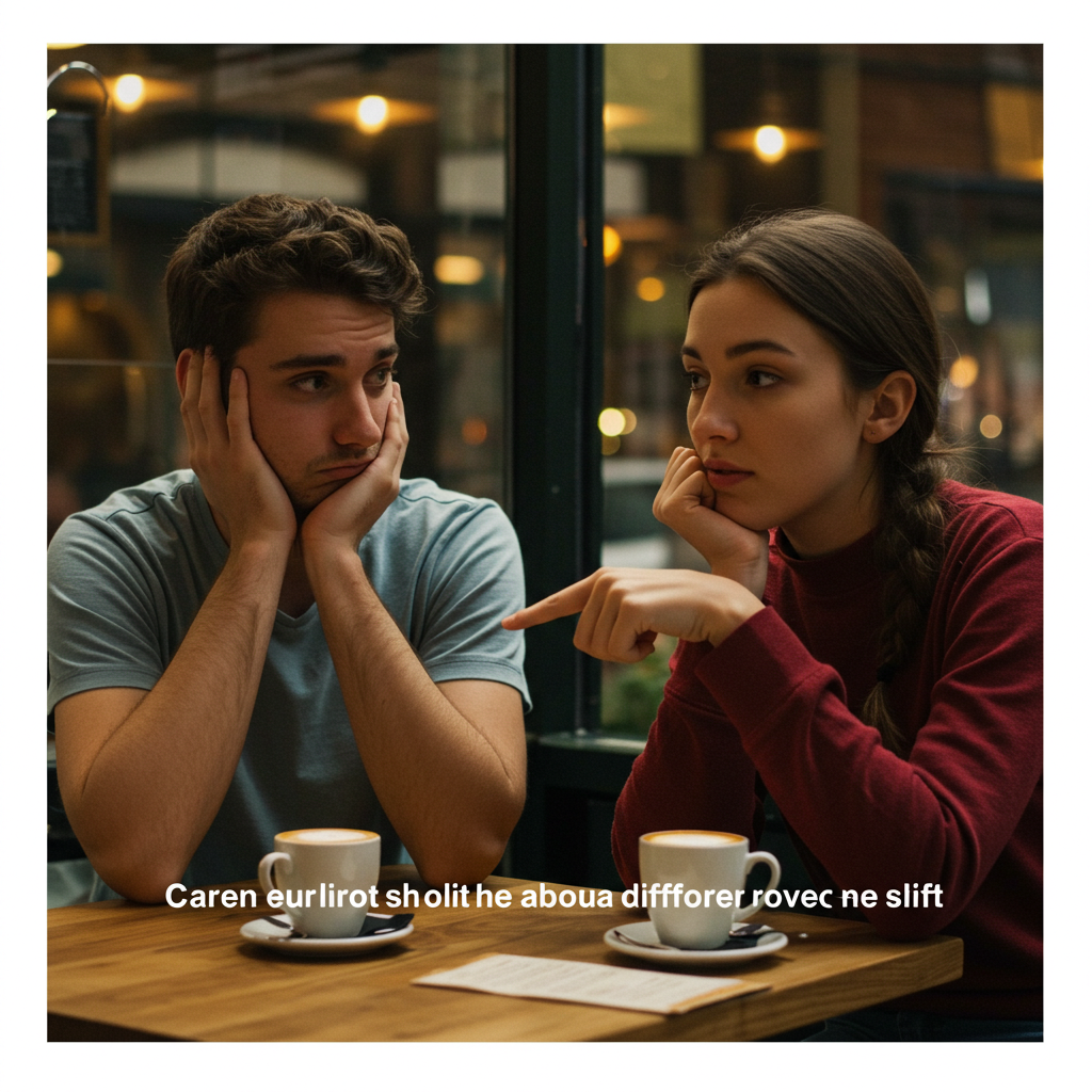 Visual cue for change the subject