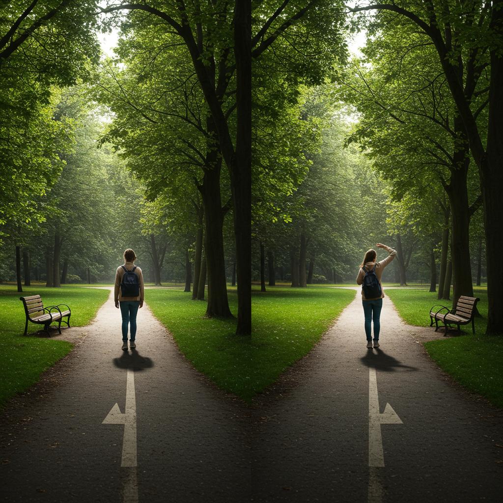 Visual cue for change your mind