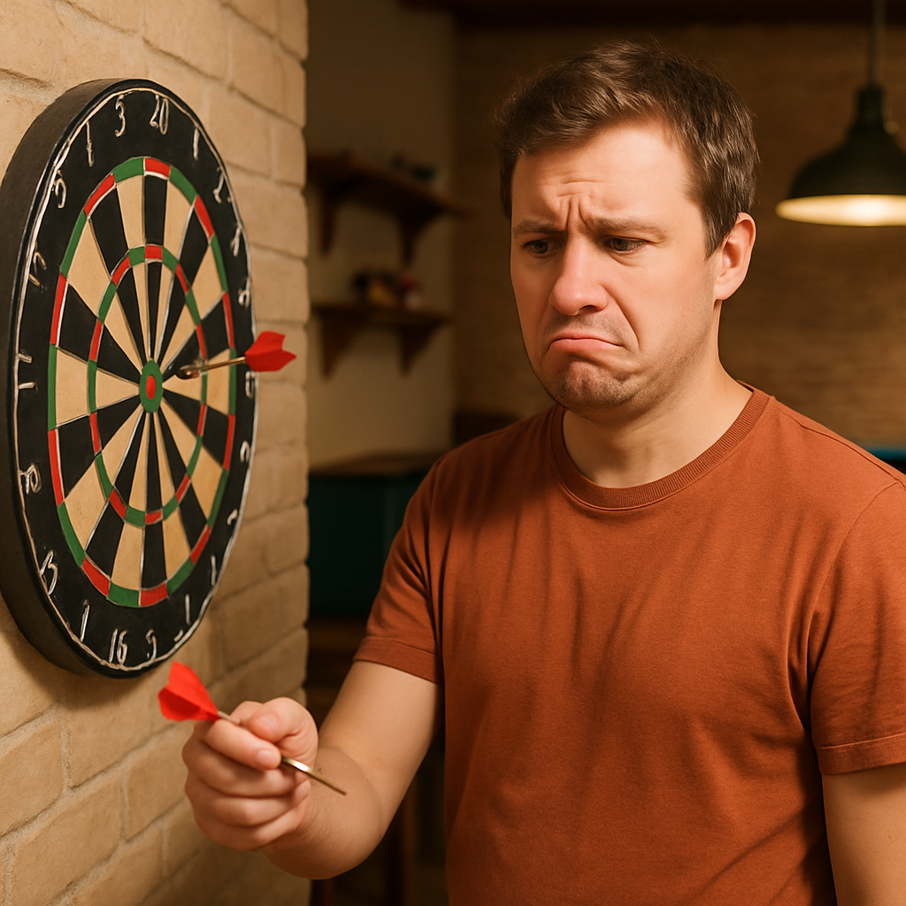 Visual cue for close but no cigar — meaning 1