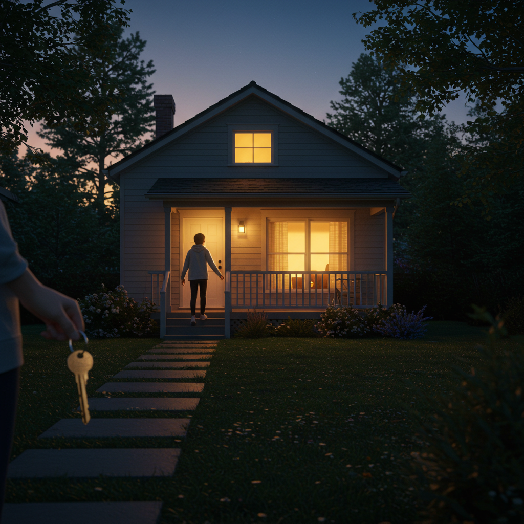 Visual cue for come home