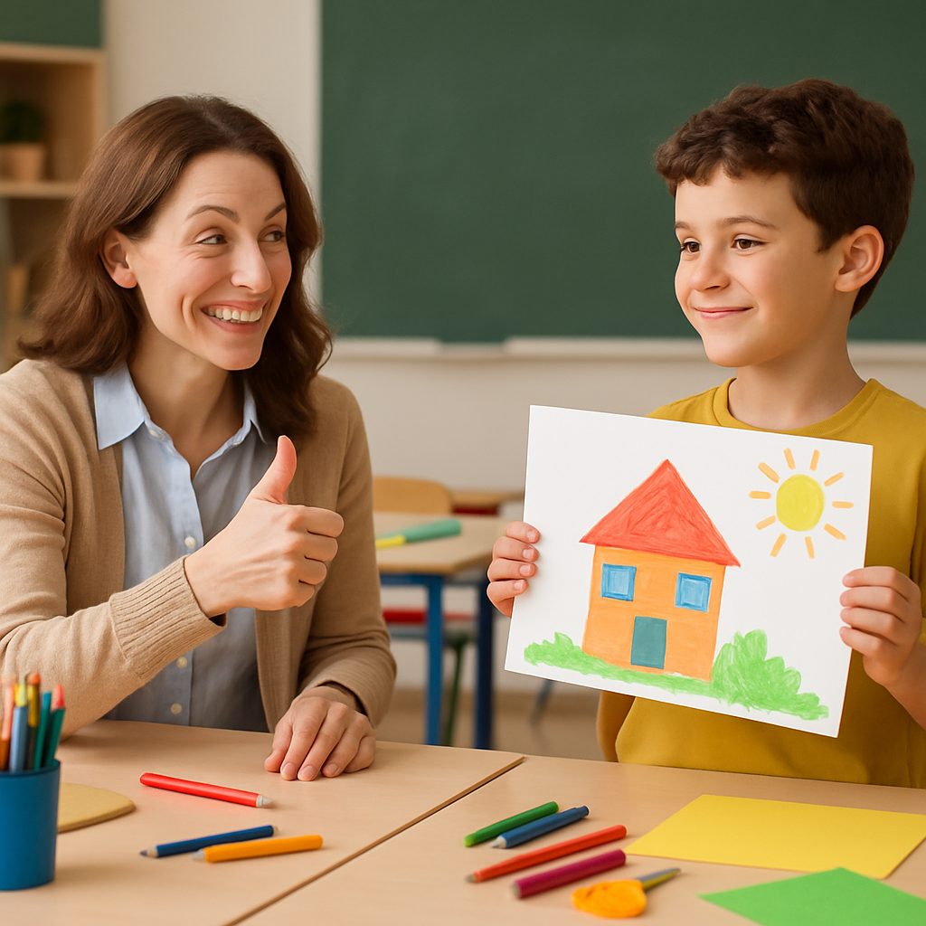 Visual cue for compliment — meaning 2