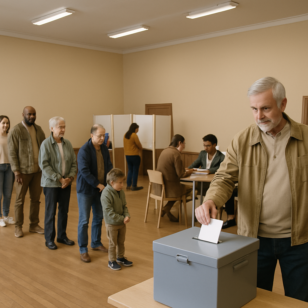Visual cue for democracy — meaning 1