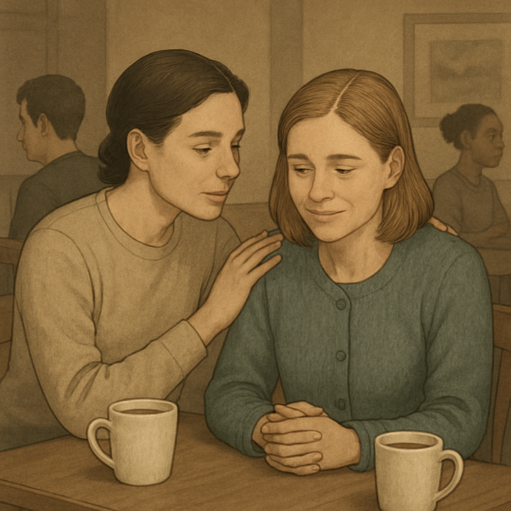 Visual cue for discreet — meaning 1
