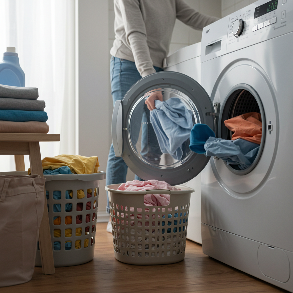 Visual cue for do the laundry