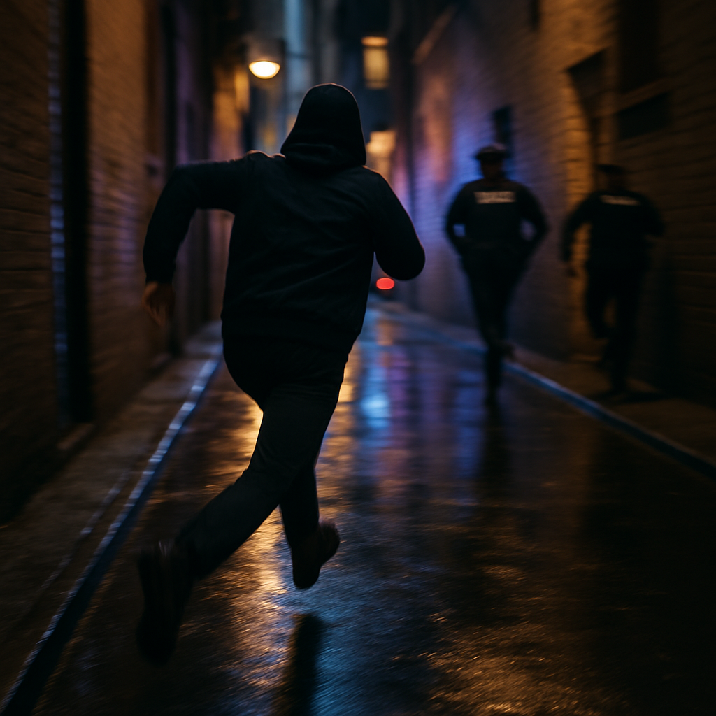 Visual cue for elude — meaning 1