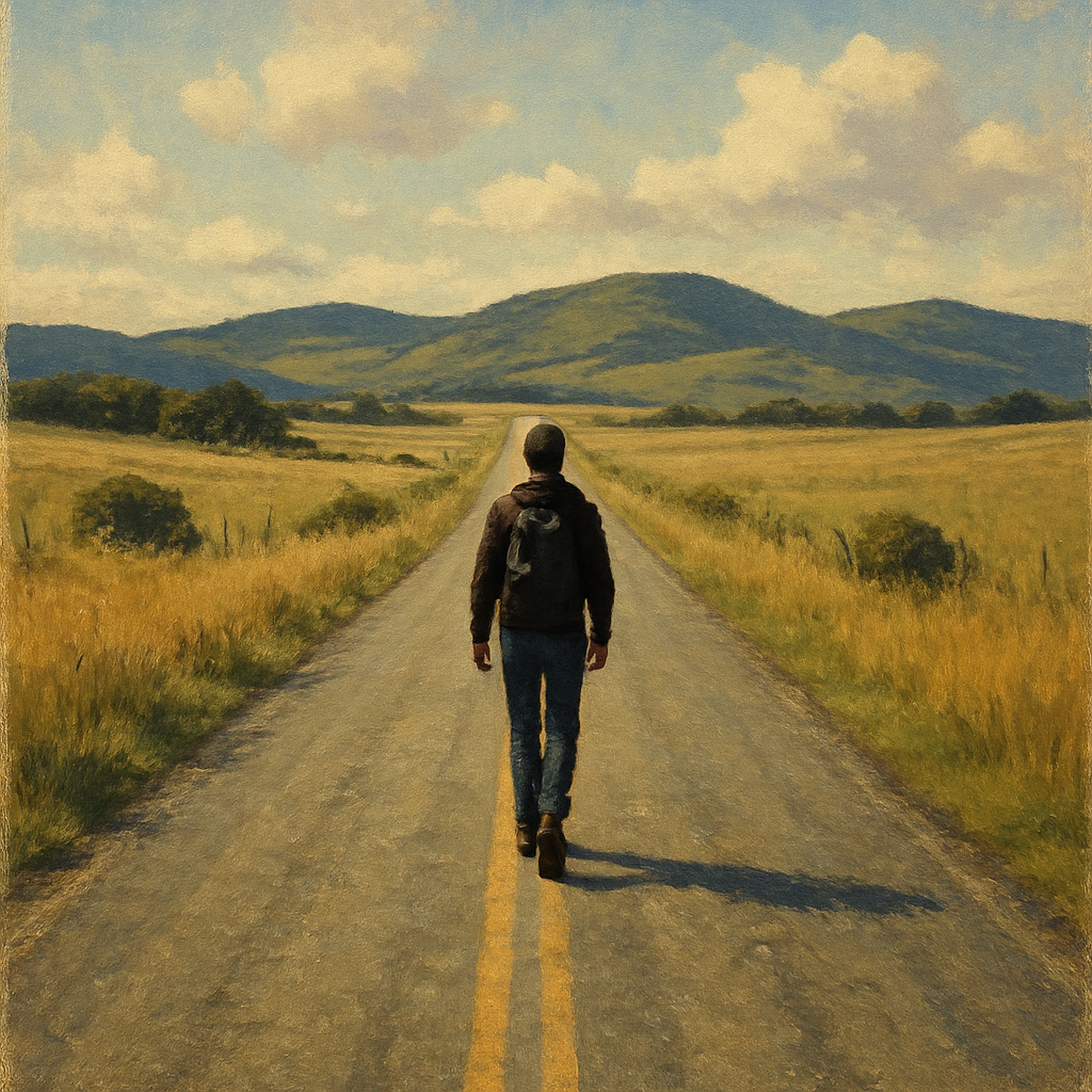 Visual cue for farther — meaning 2