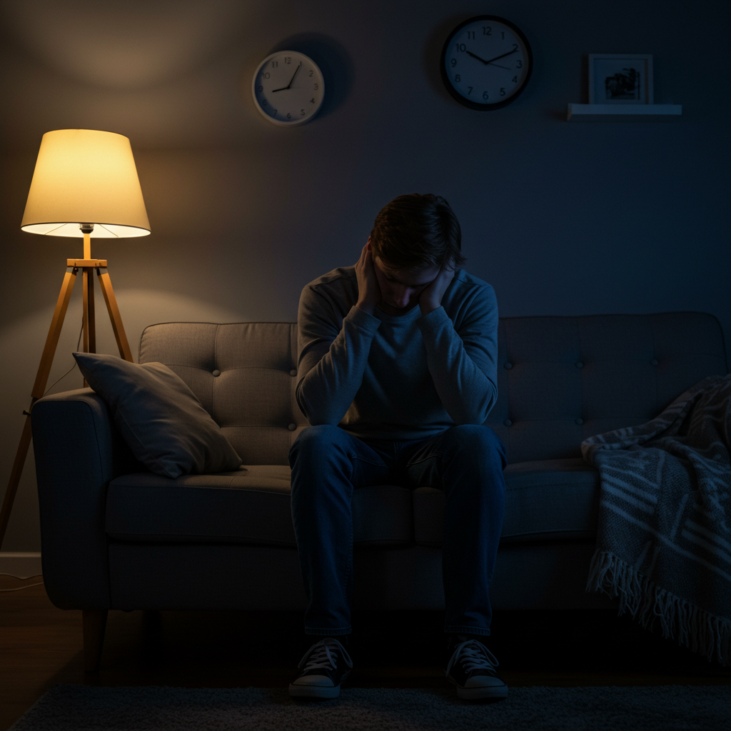 Visual cue for feel tired