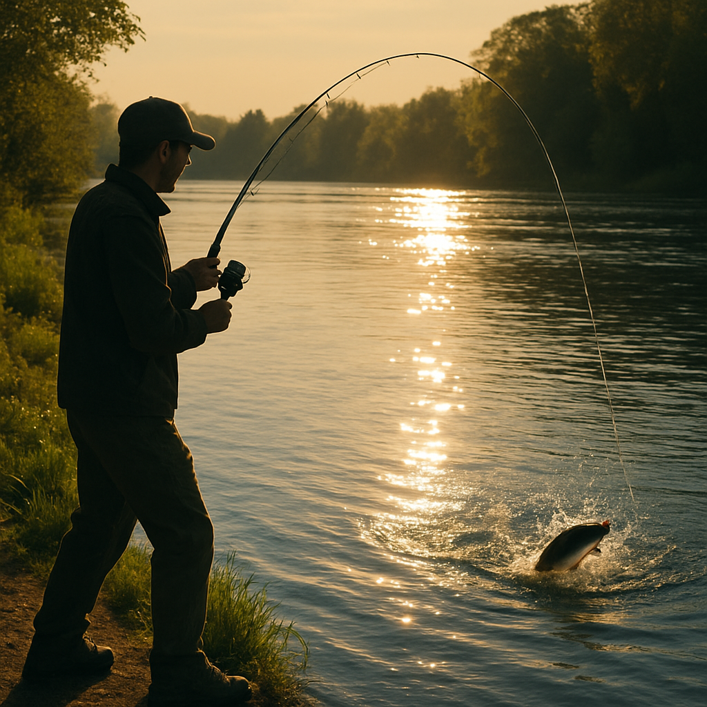 Visual cue for fish on a line — meaning 1
