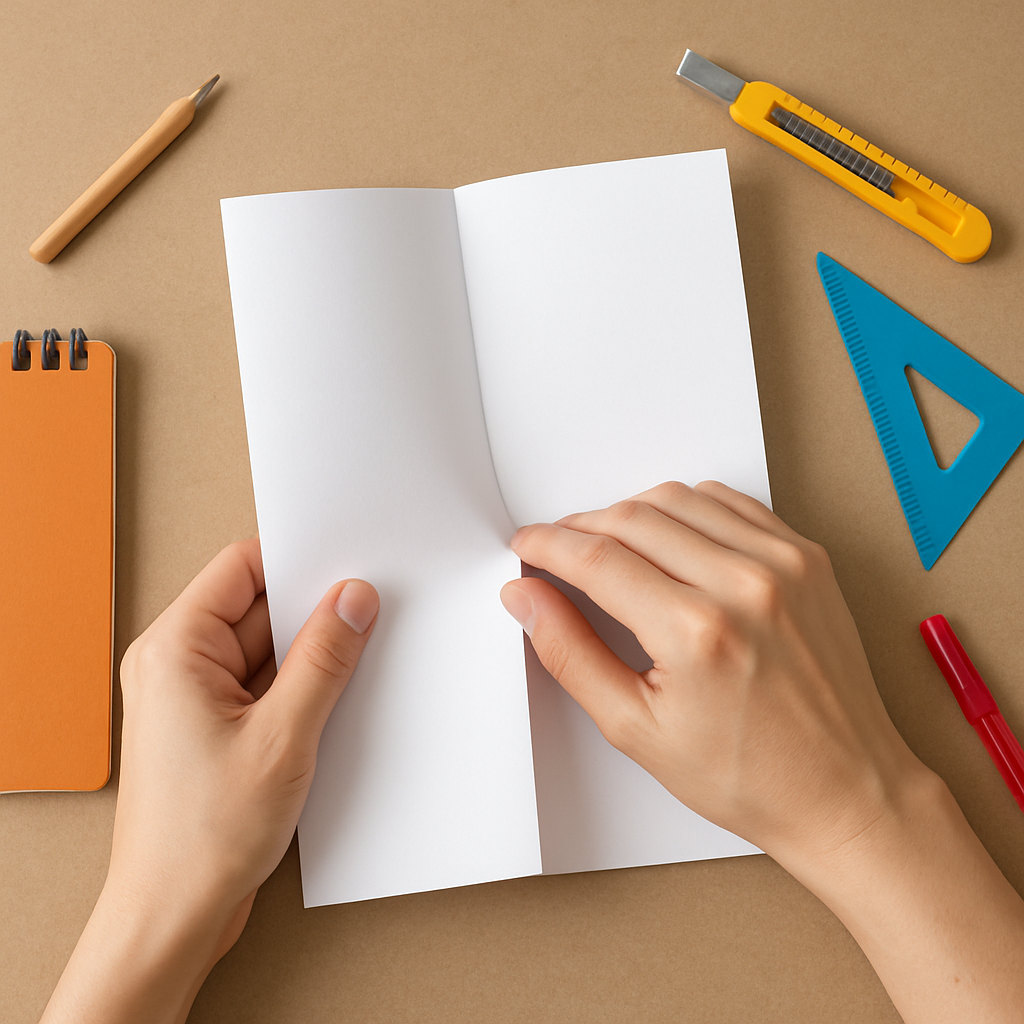 Visual cue for fold — meaning 1