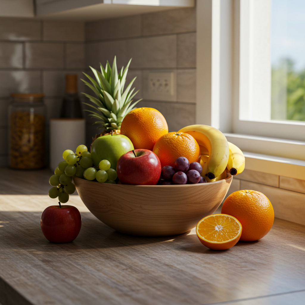 Visual cue for fresh fruit