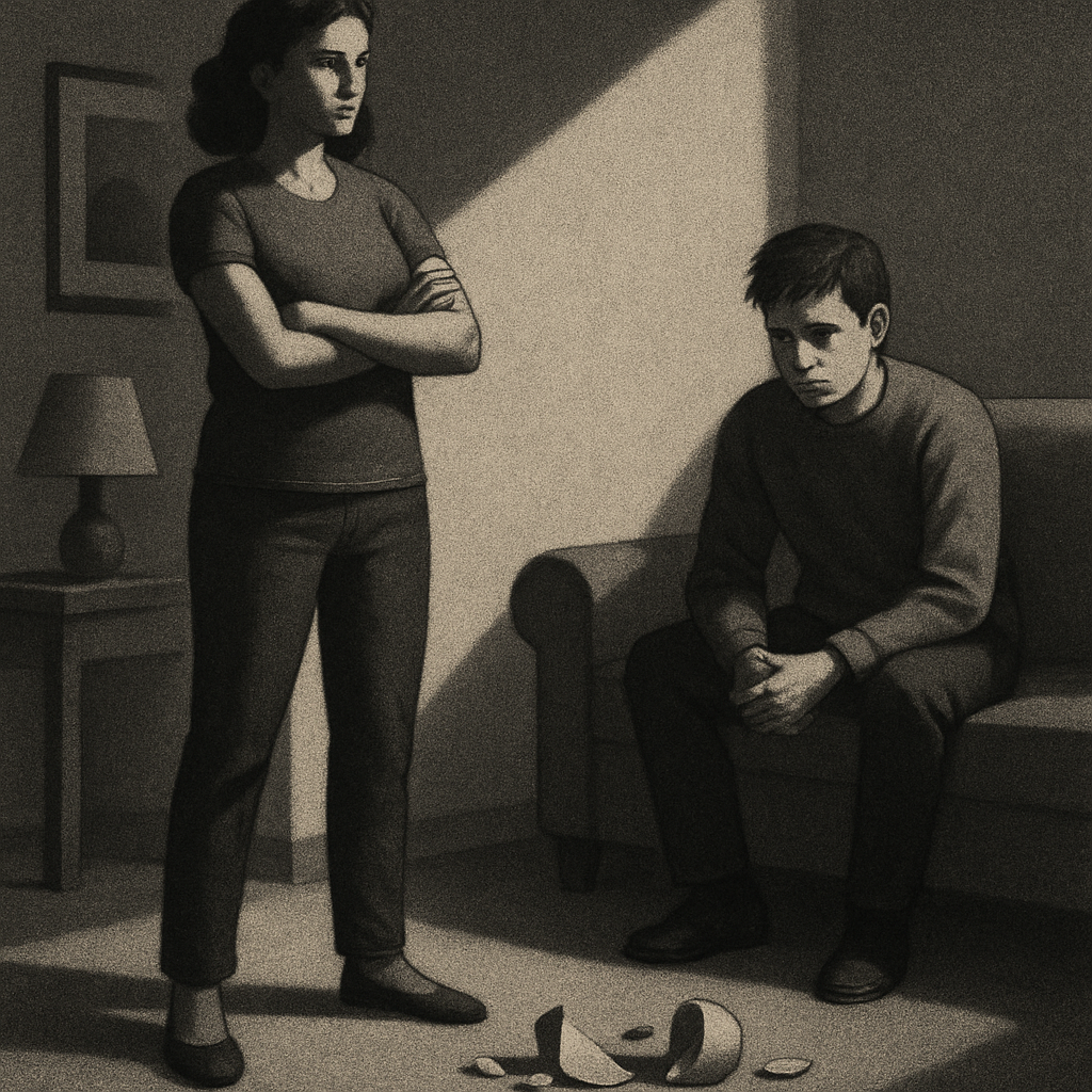 Visual cue for gaslighting — meaning 2