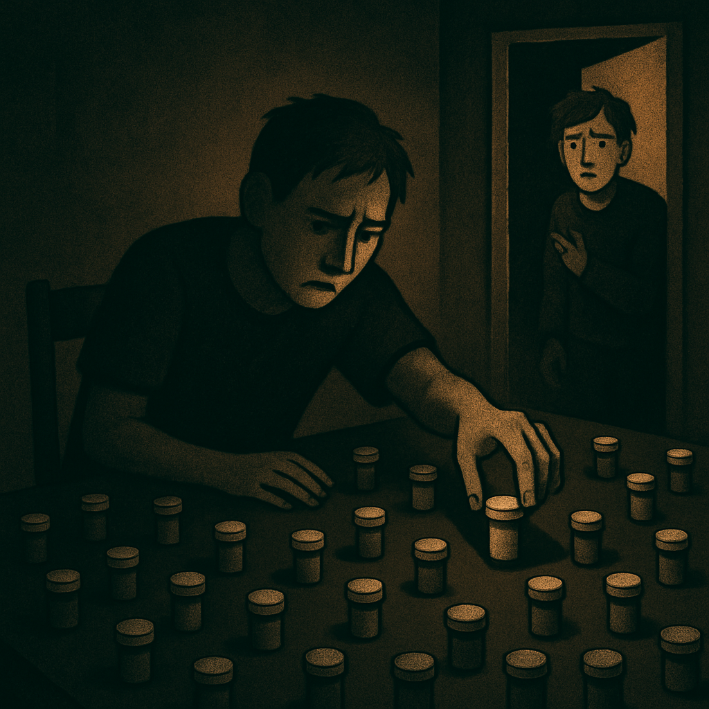 Visual cue for get hooked by — meaning 2