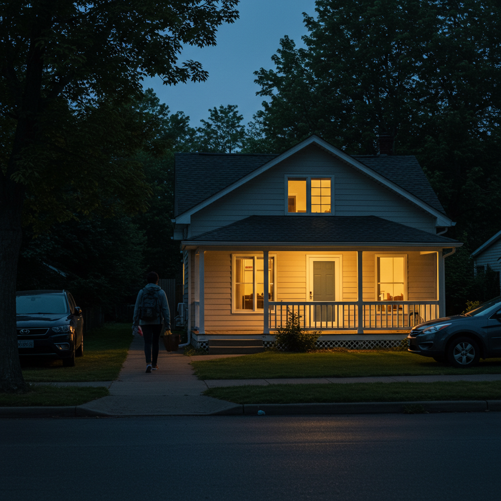 Visual cue for go home