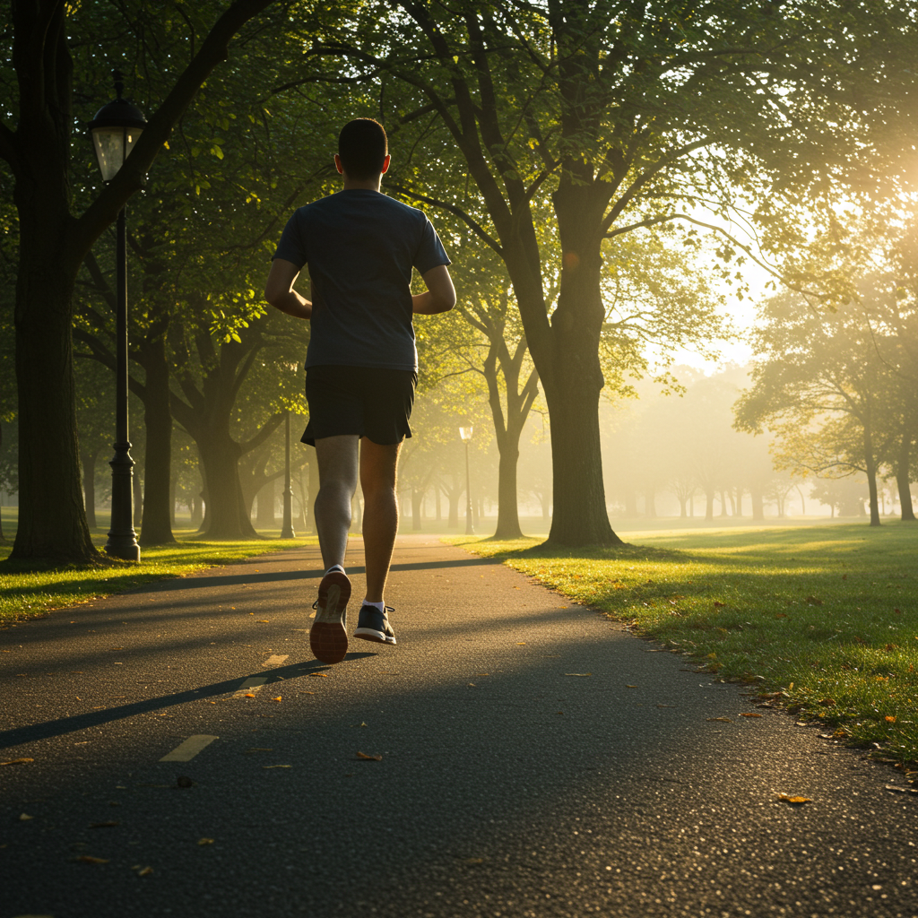 Visual cue for go running
