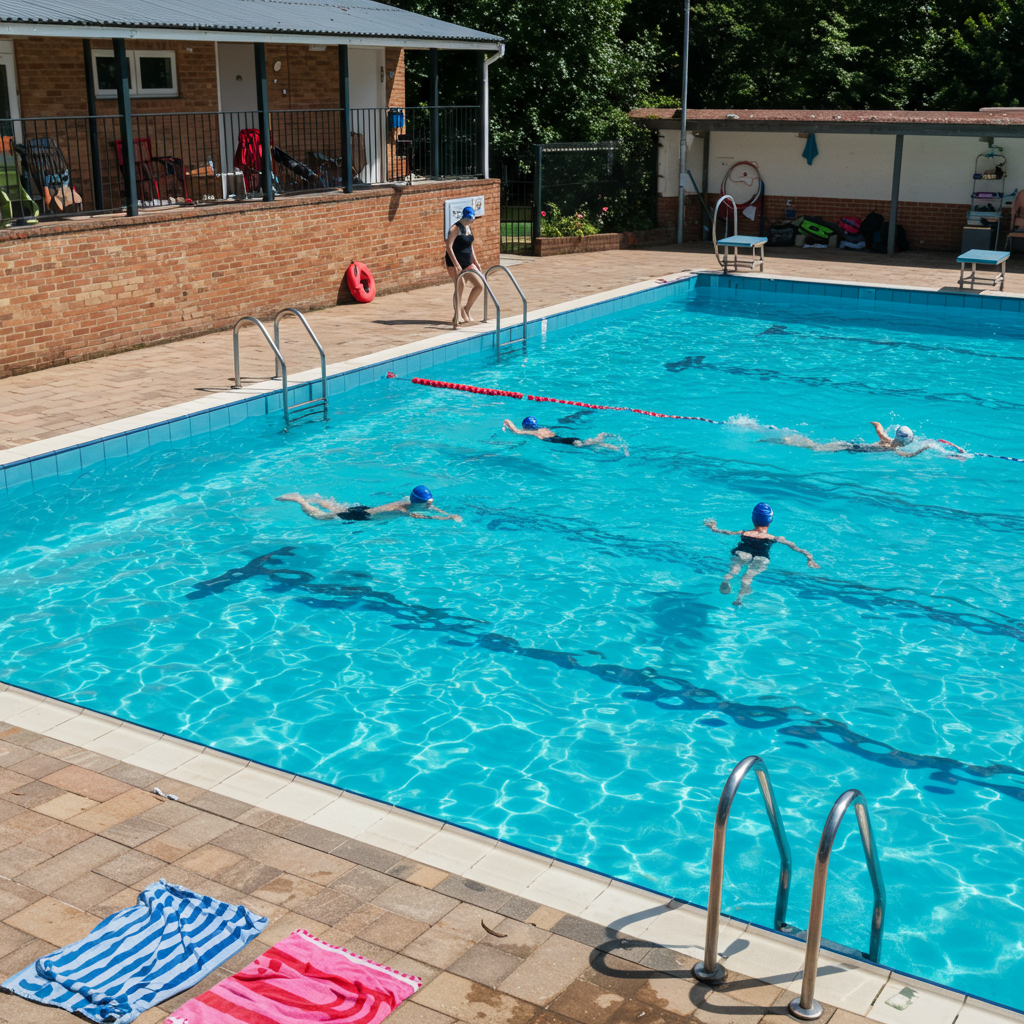 Visual cue for go swimming