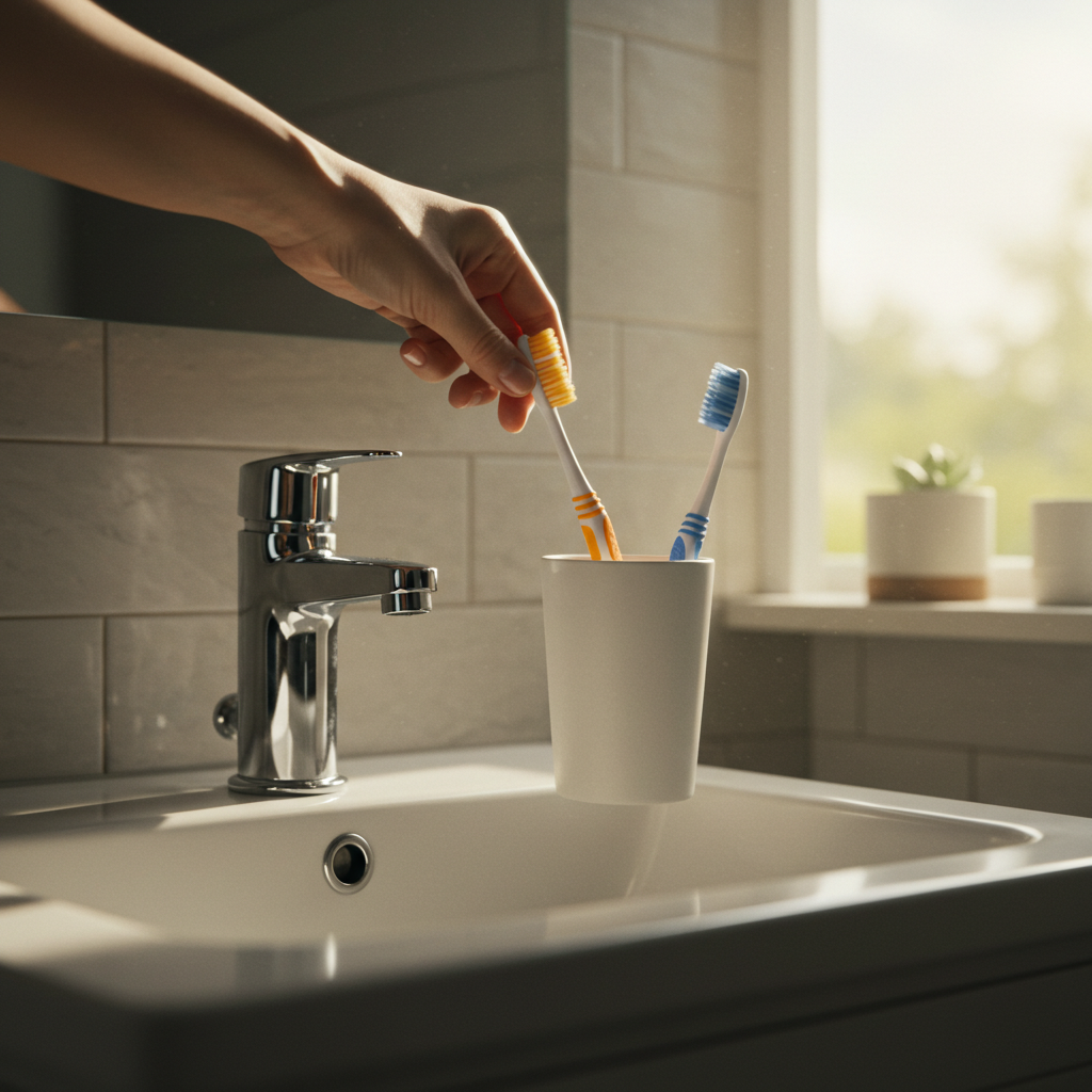 Visual cue for good habit