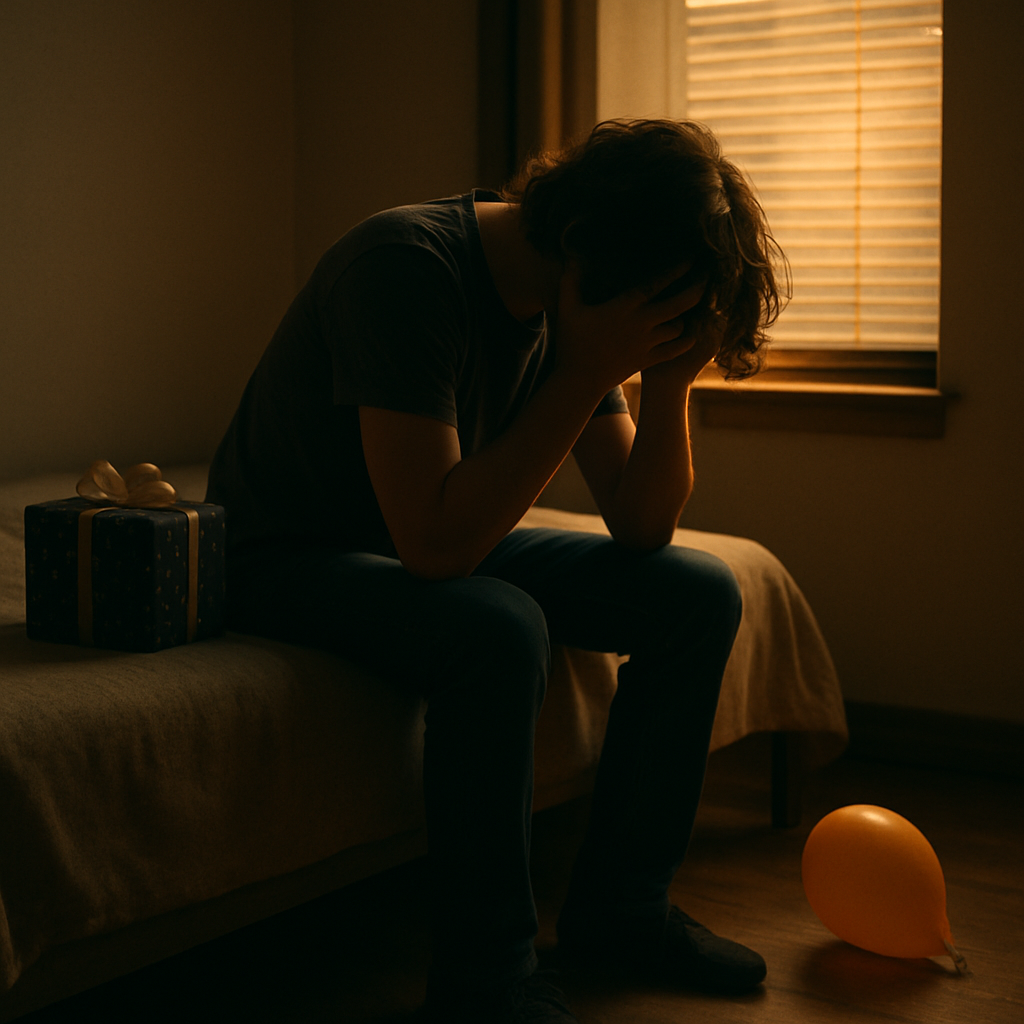 Visual cue for gutted — meaning 1