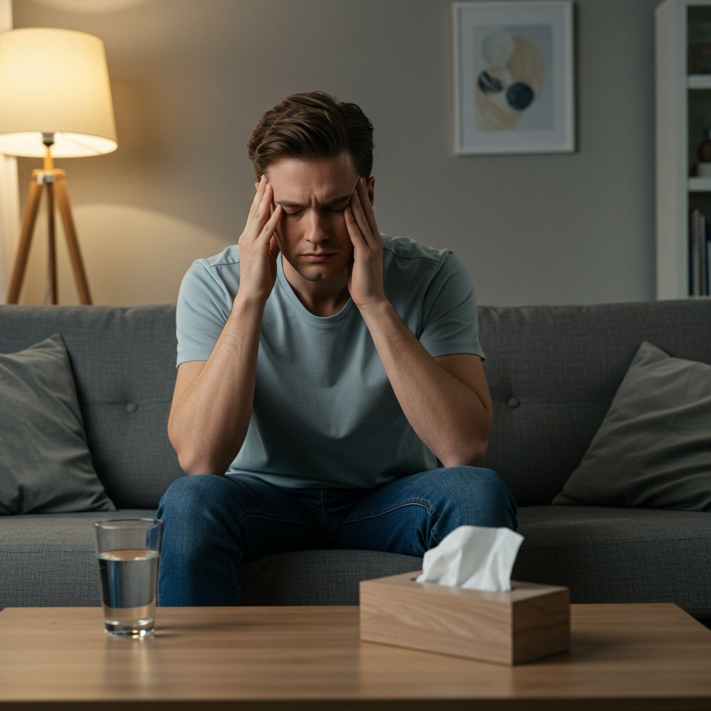 Visual cue for have a headache
