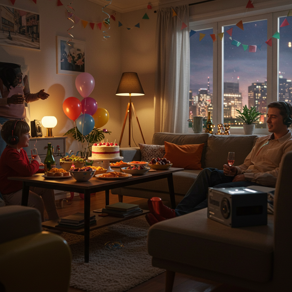 Visual cue for have a party