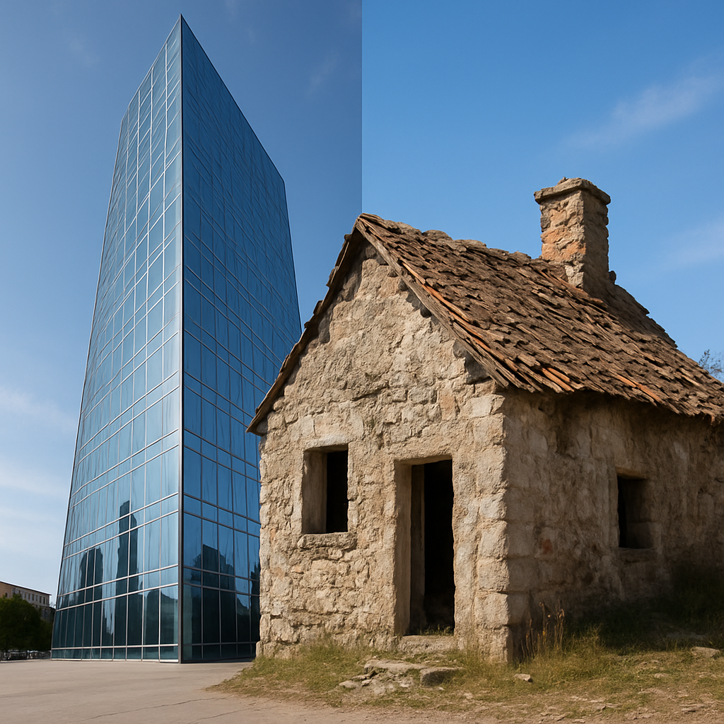Visual cue for juxtaposition — meaning 1