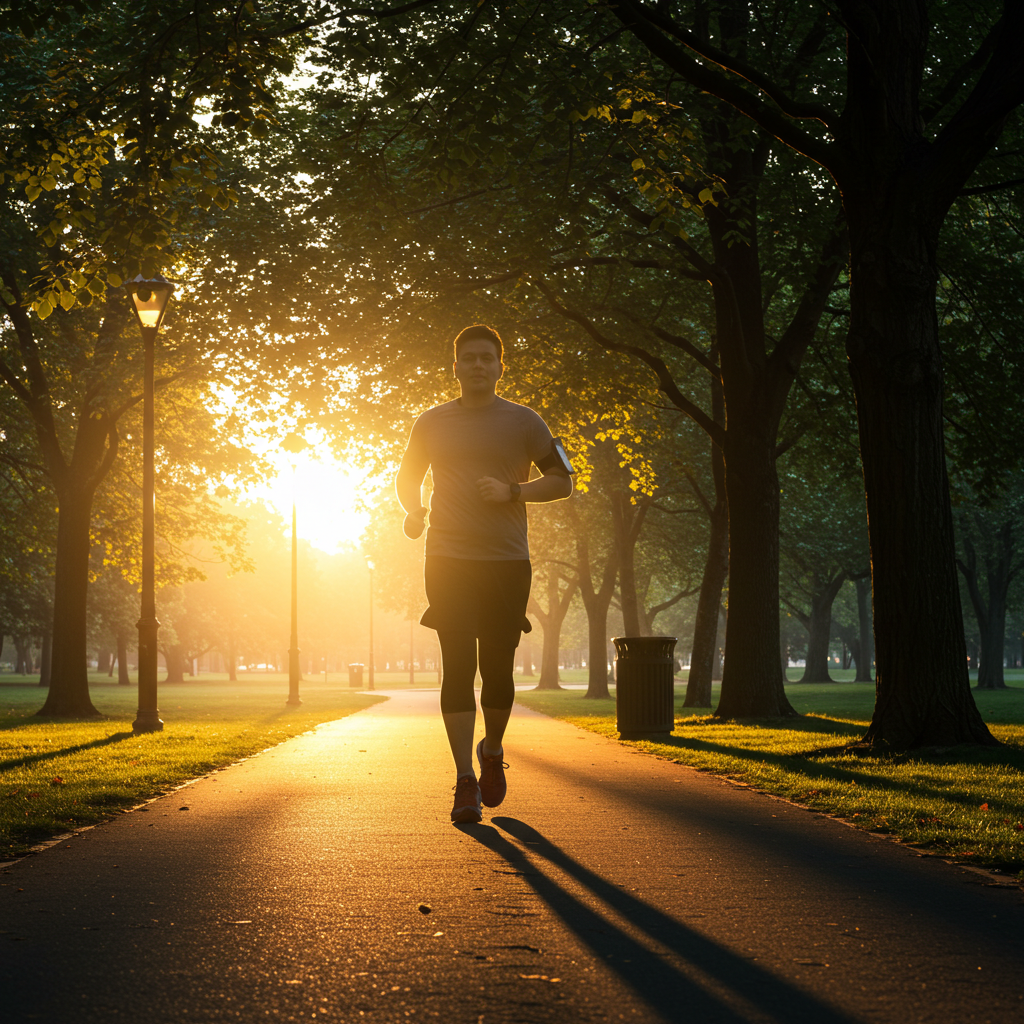 Visual cue for keep fit