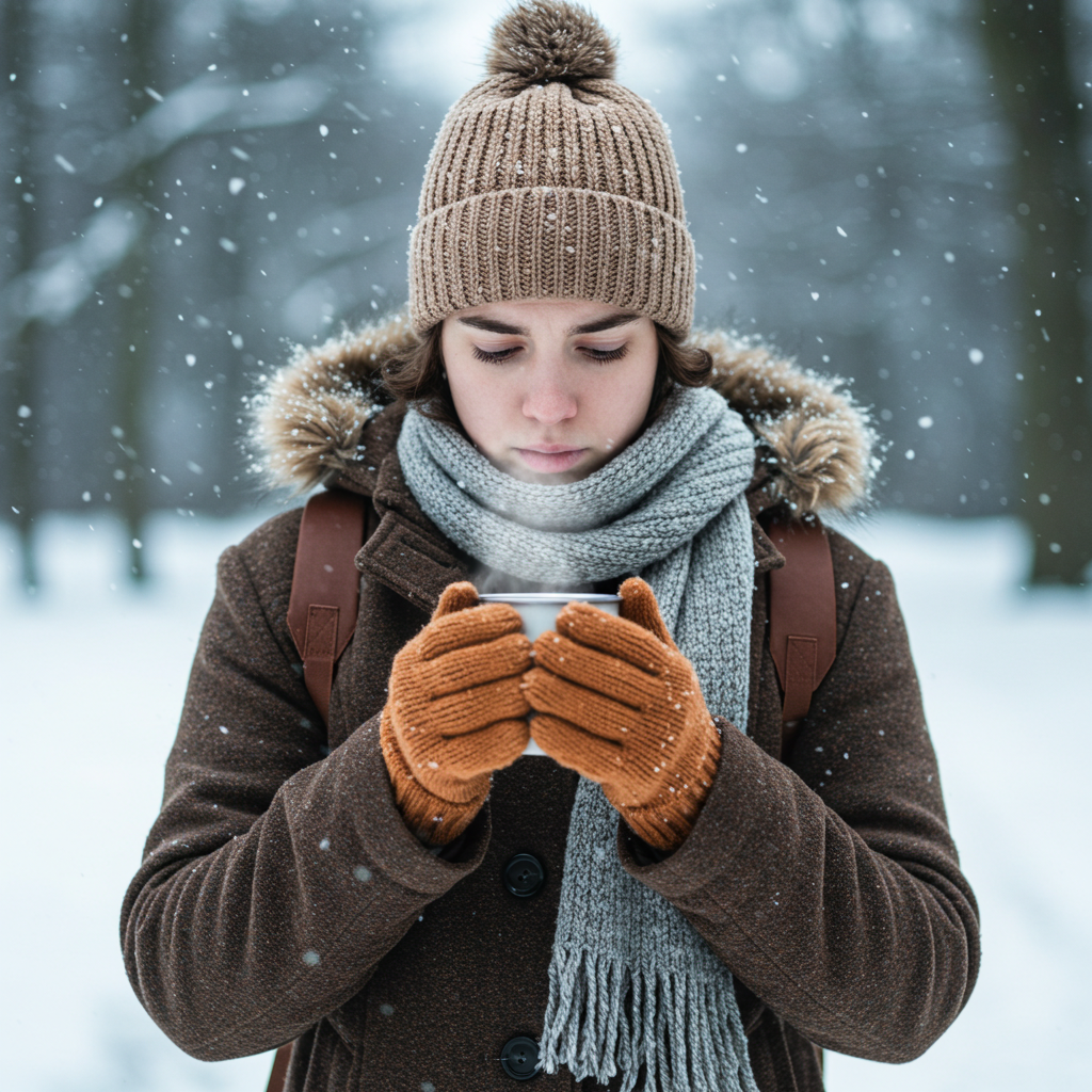 Visual cue for keep warm