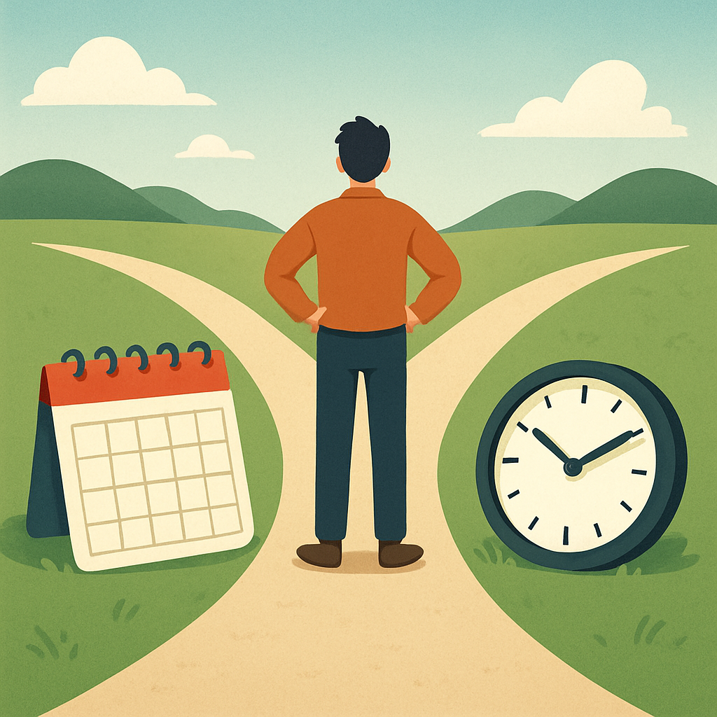 Visual cue for make a decision