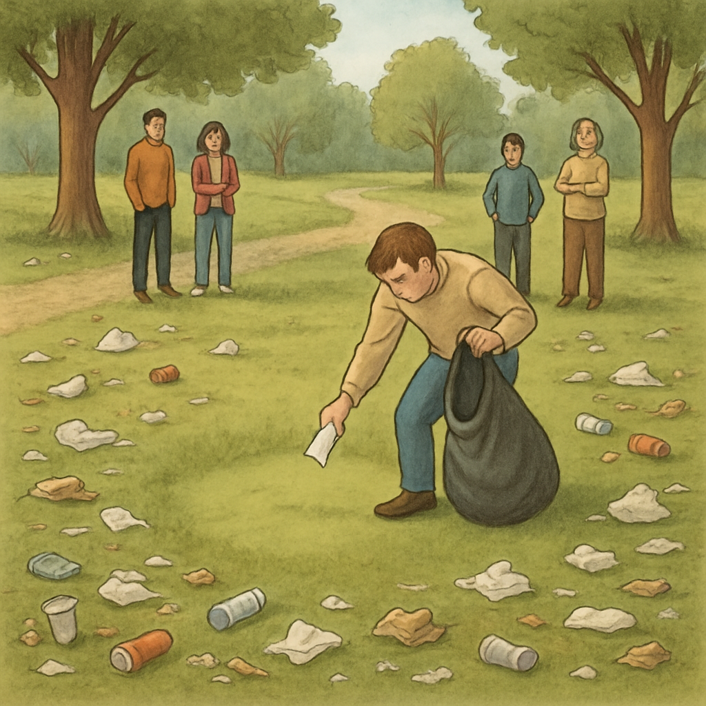 Visual cue for make a difference