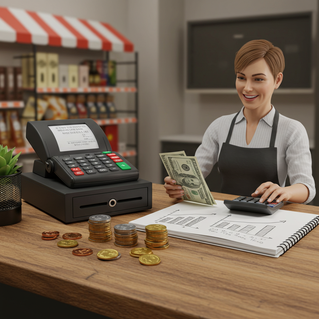 Visual cue for make a profit