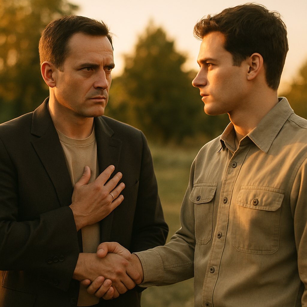 Visual cue for make a promise