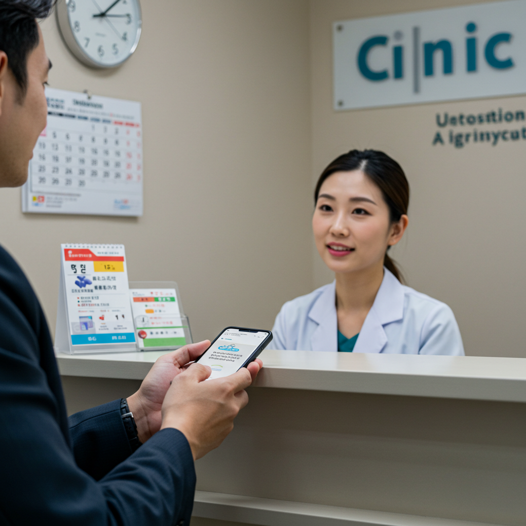 Visual cue for make an appointment