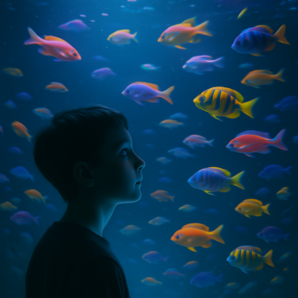 Visual cue for mesmerizing — meaning 1