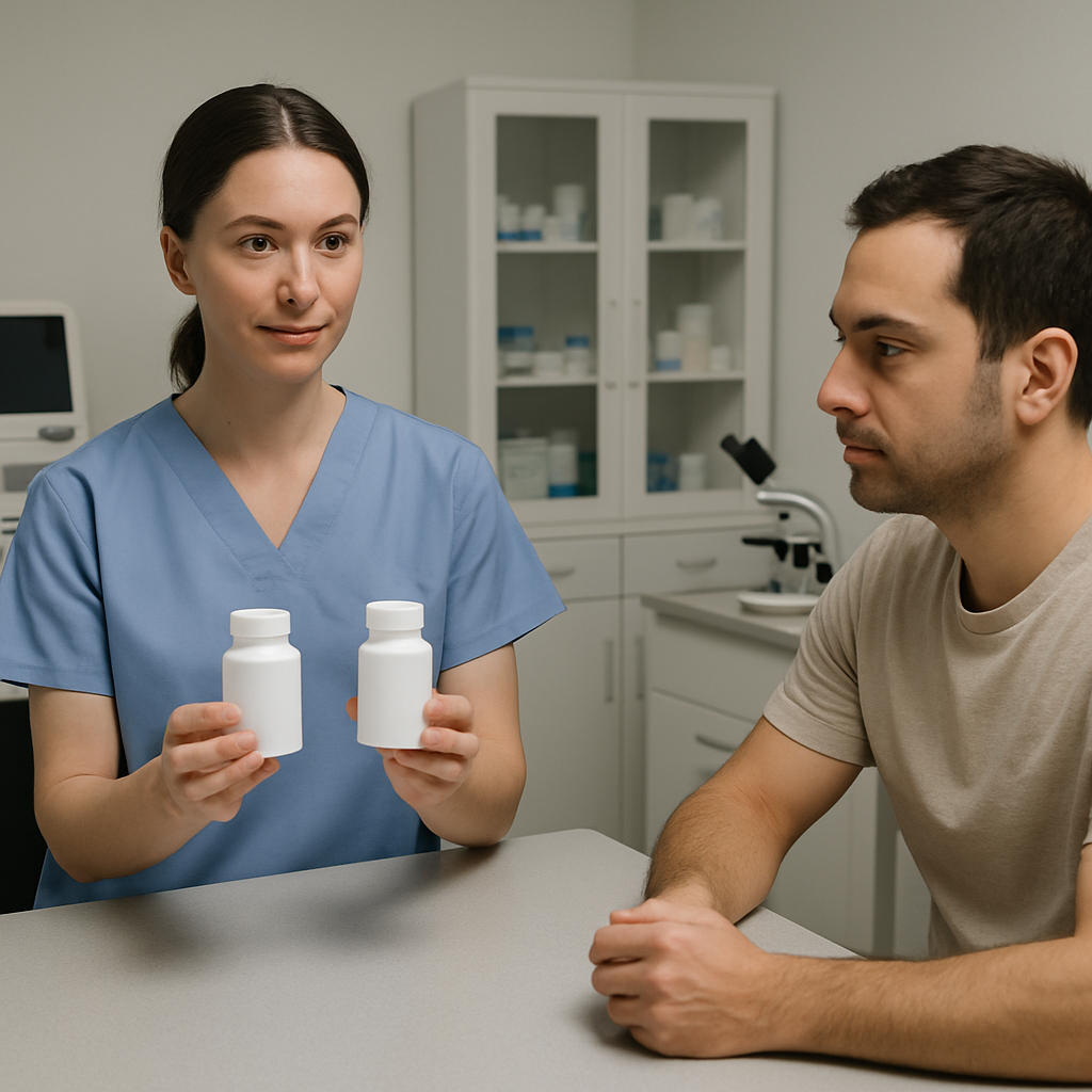 Visual cue for placebo — meaning 1