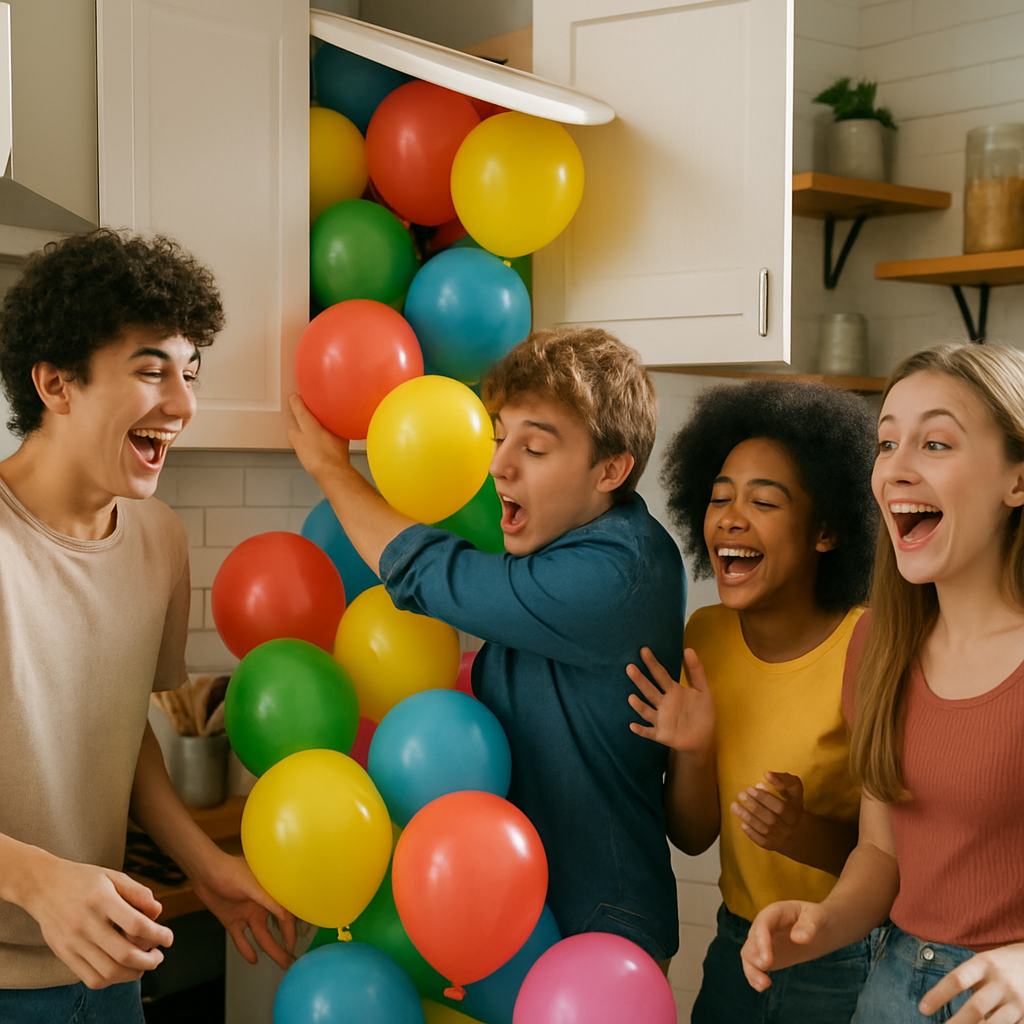 Visual cue for prank — meaning 1