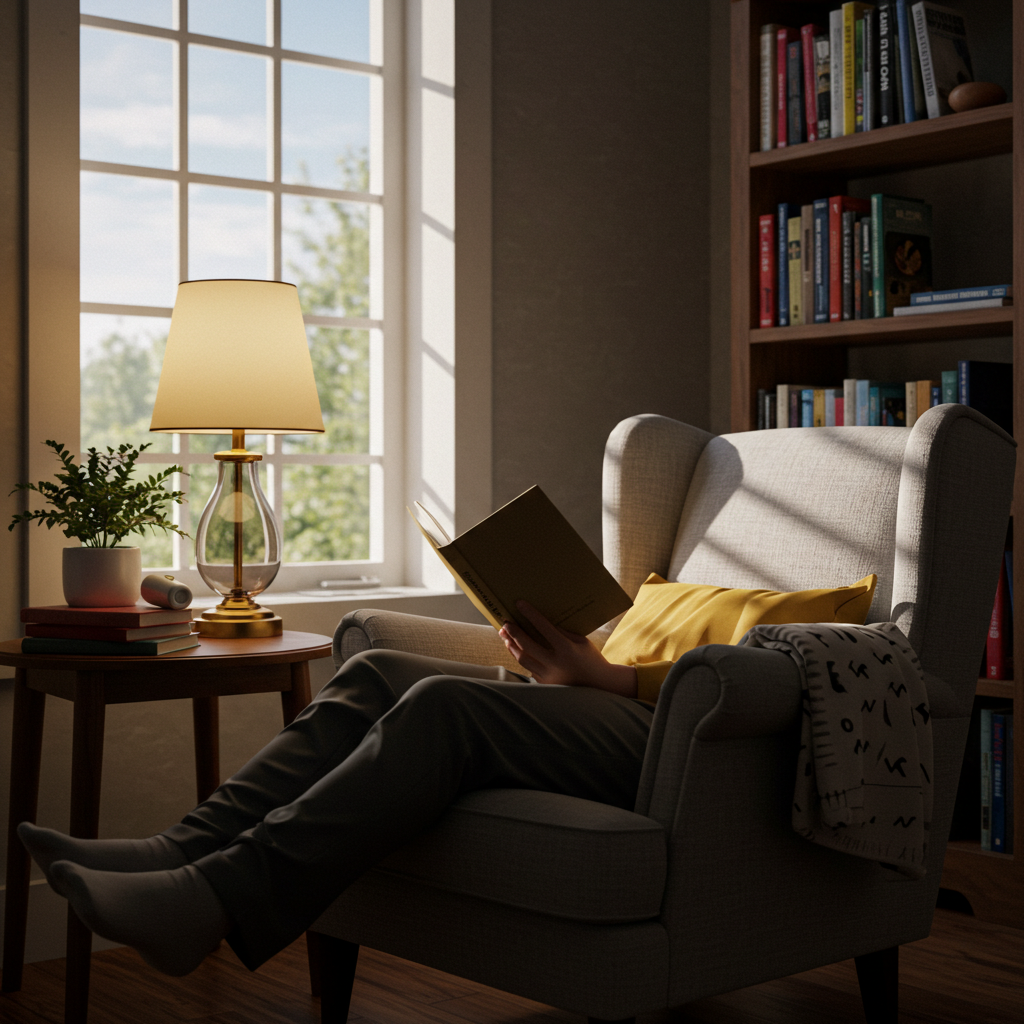 Visual cue for read a book
