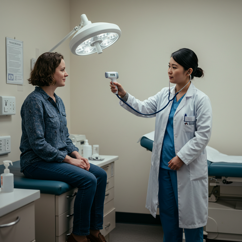 Visual cue for see a doctor
