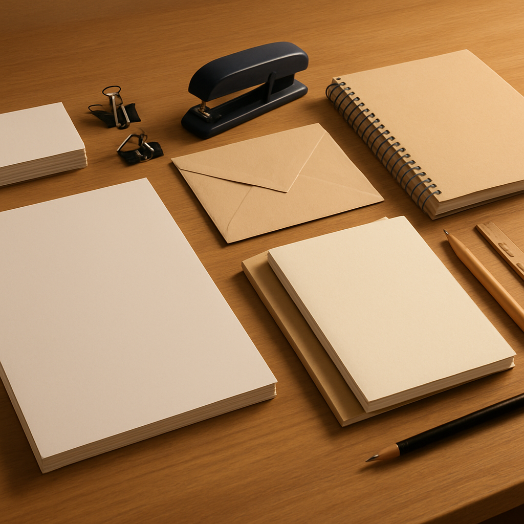 Visual cue for stationery — meaning 1