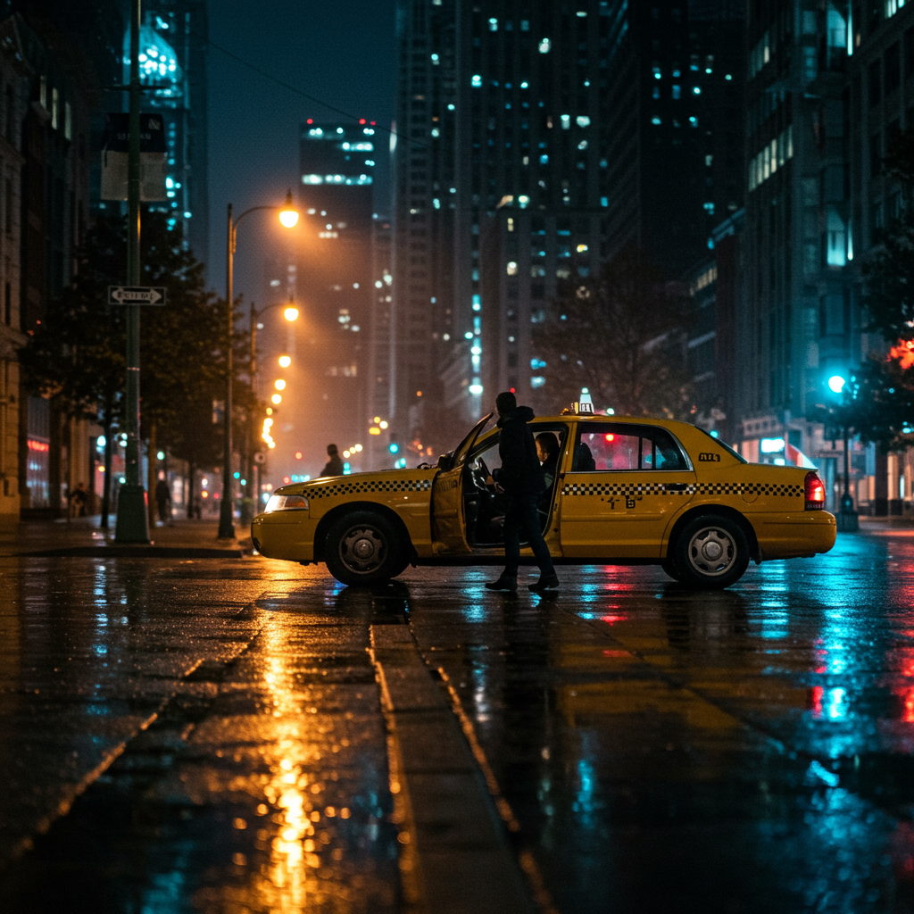 Visual cue for take a taxi