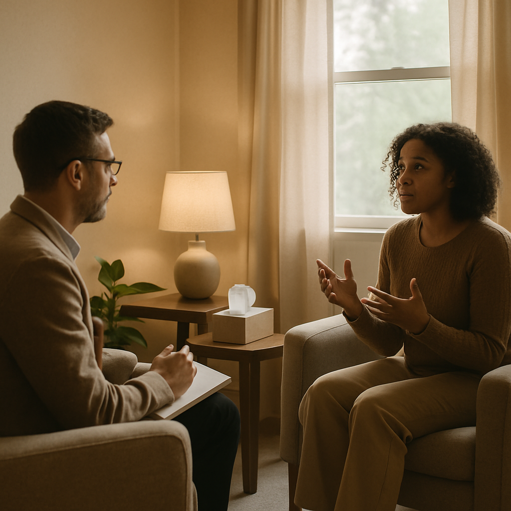Visual cue for therapy — meaning 1
