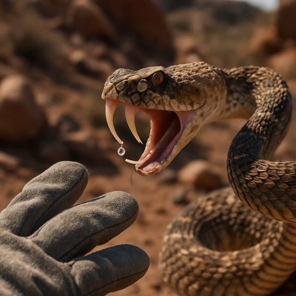 Visual cue for venom — meaning 1