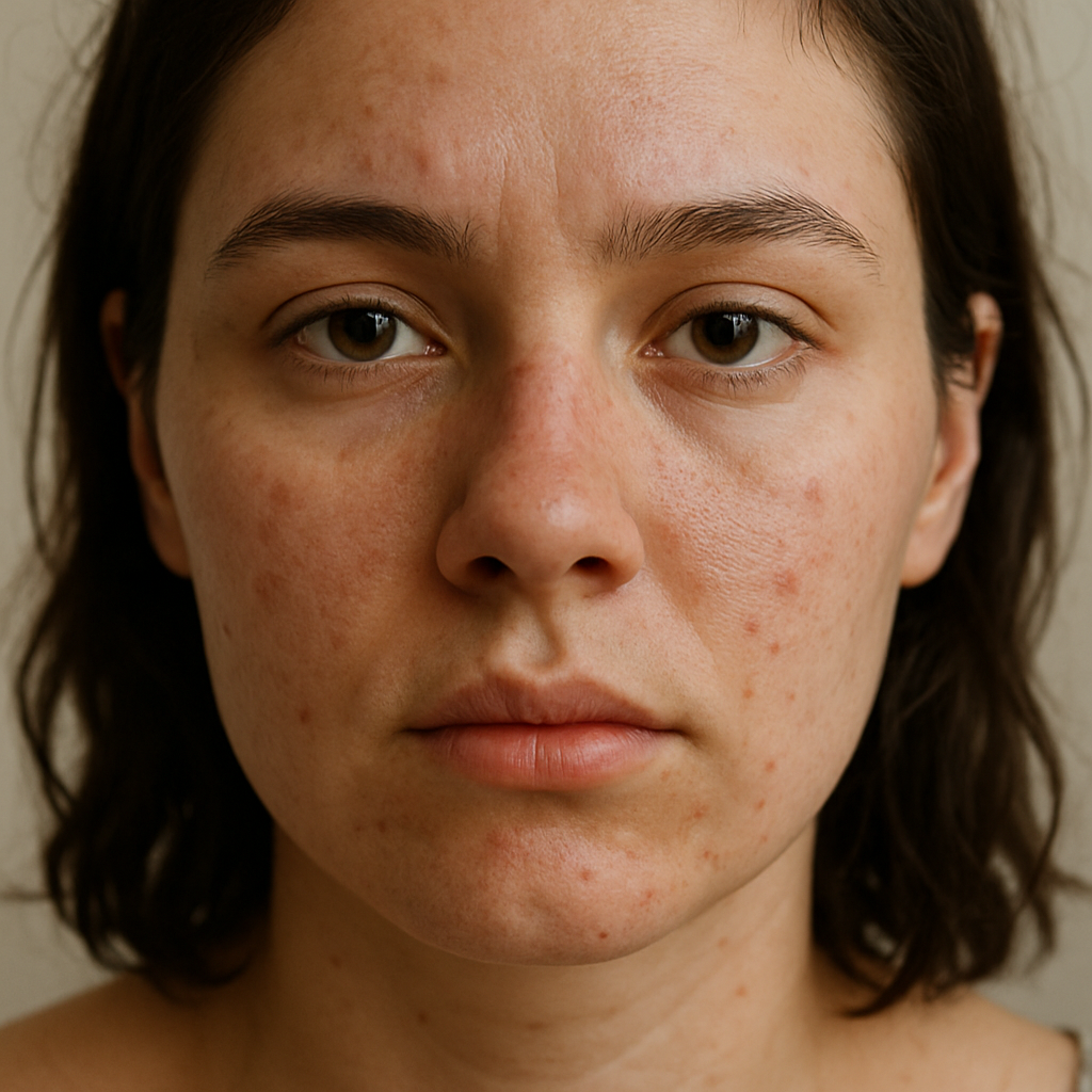 Visual cue for warts and all