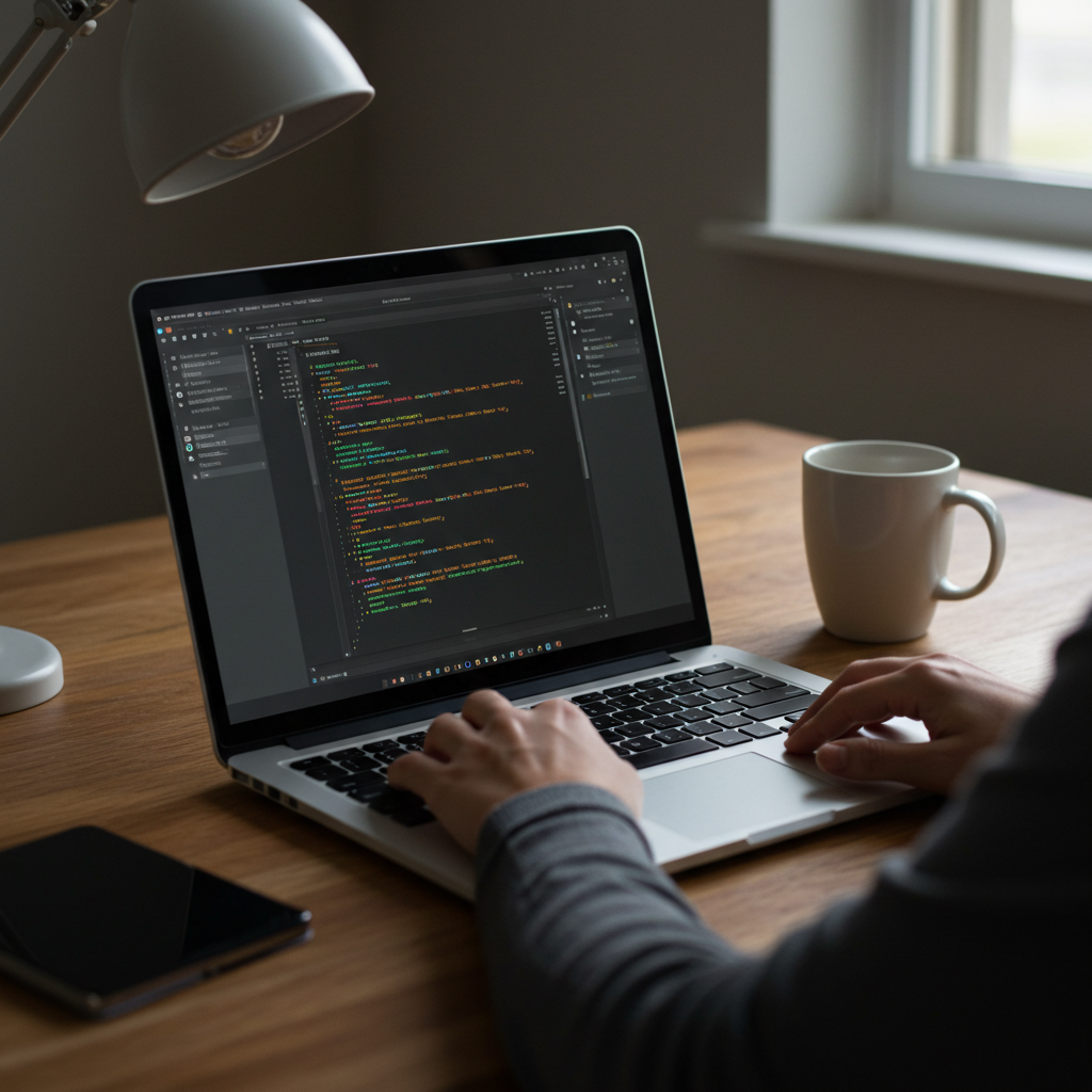 Visual cue for write code