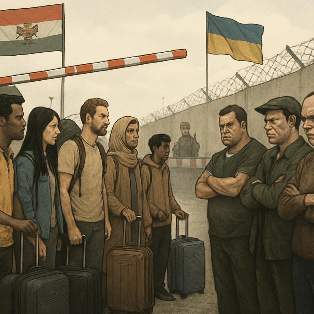 Visual cue for xenophobia — meaning 1
